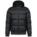 K6166 - Veste unisexe ripstop recyclée à capuche personnalisée homme femme