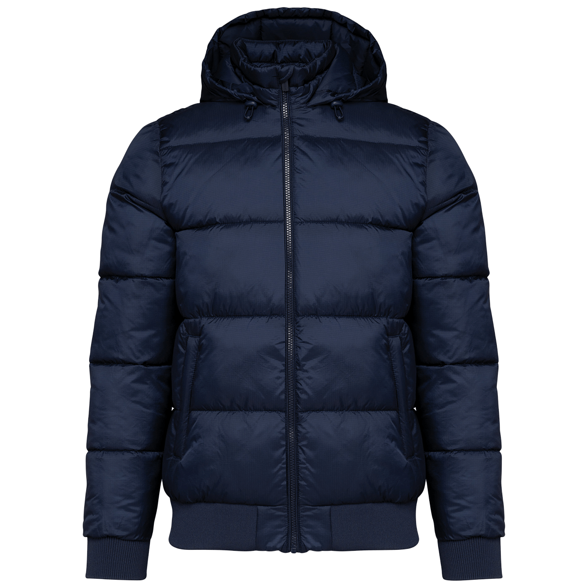K6166 - Veste unisexe ripstop recyclée à capuche personnalisée homme femme