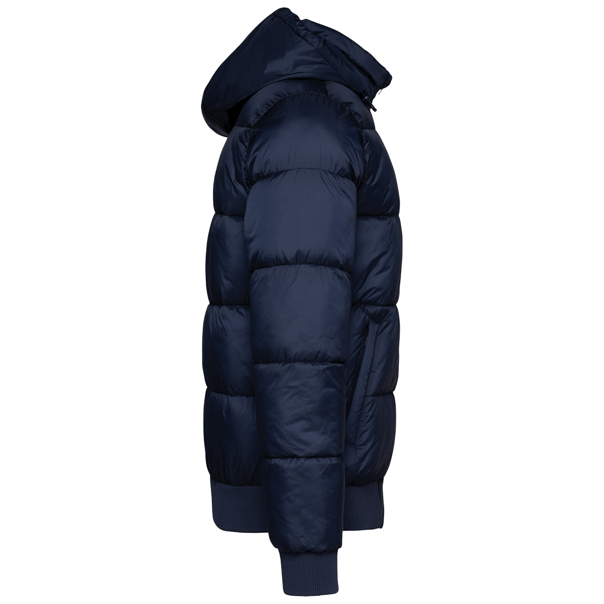 K6166 - Veste unisexe ripstop recyclée à capuche personnalisée homme femme
