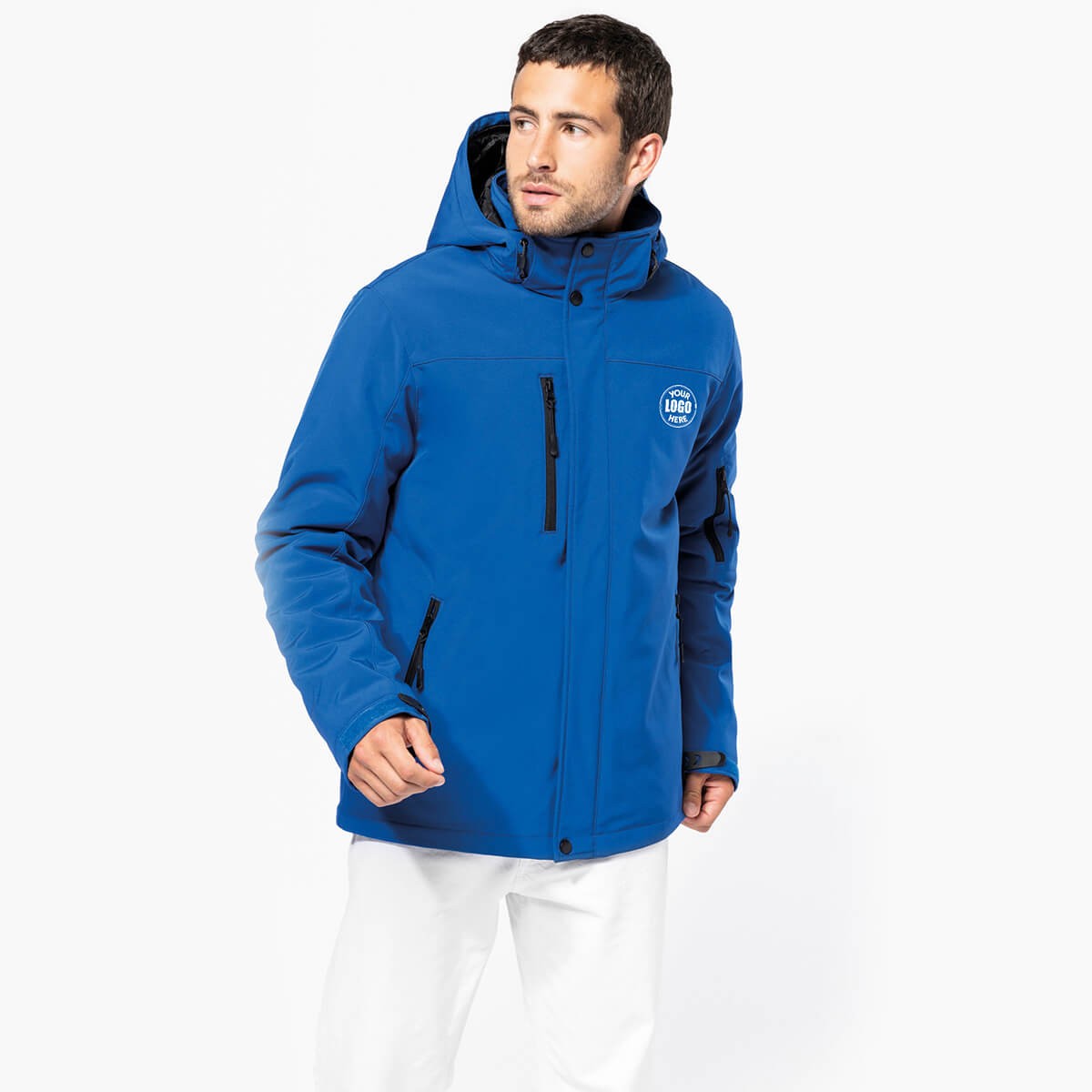 K650 - Parka softshell doublée capuche homme