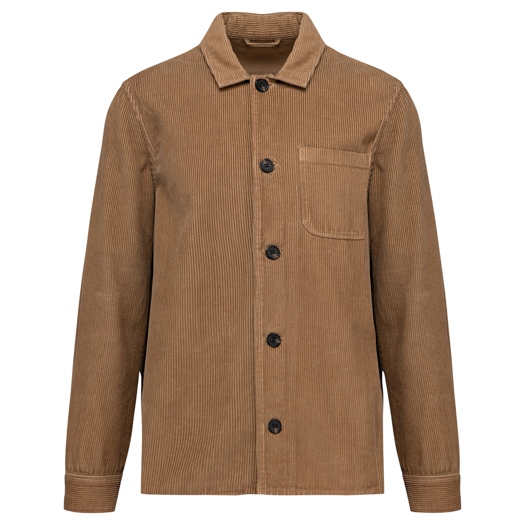 NS603 - Veste écoresponsable en velours côtelé homme
