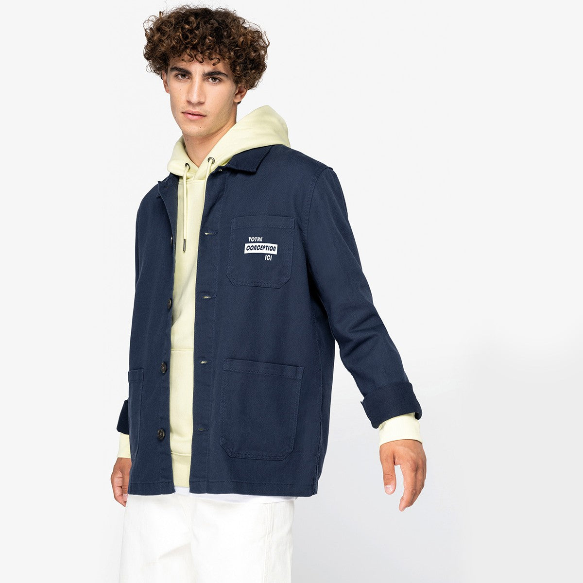 NS610 - Veste worker écoresponsable délavée homme