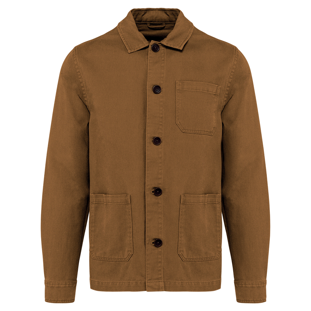 NS610 - Veste worker écoresponsable délavée homme