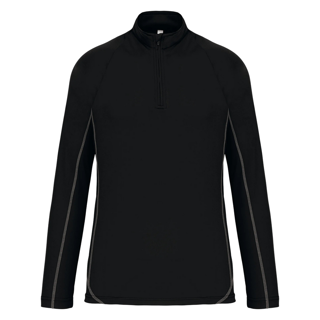 PA335 - Haut de sport manches longues ¼ zip homme
