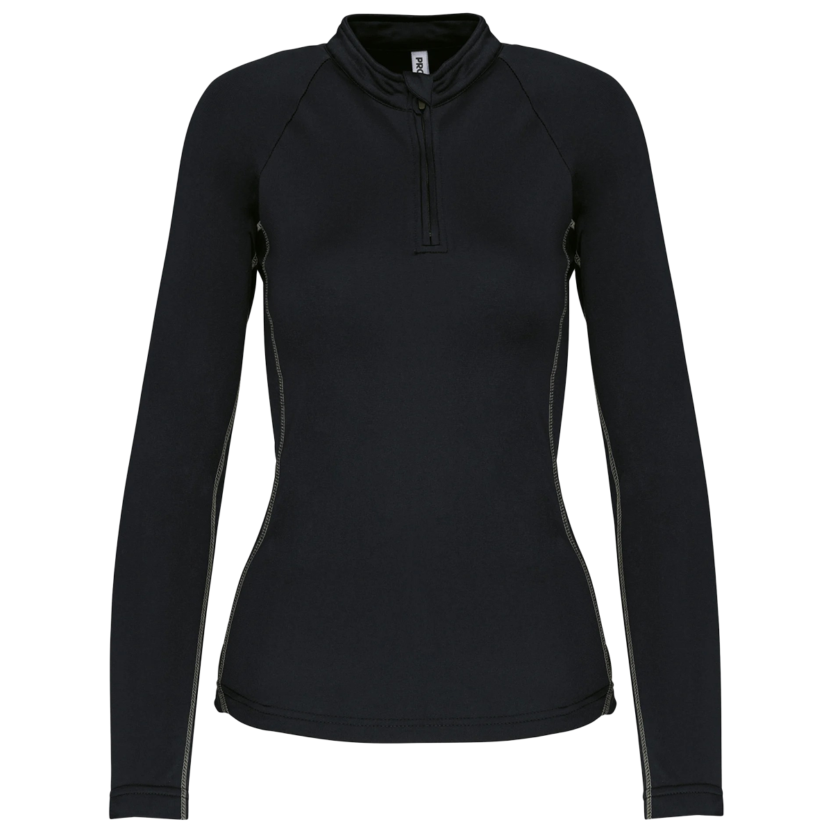 PA336 - Haut de sport manches longues ¼ zip femme