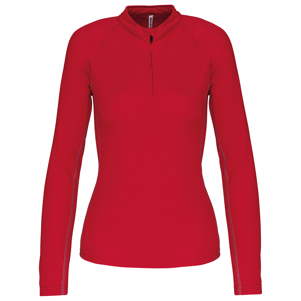 PA336 - Haut de sport manches longues ¼ zip femme