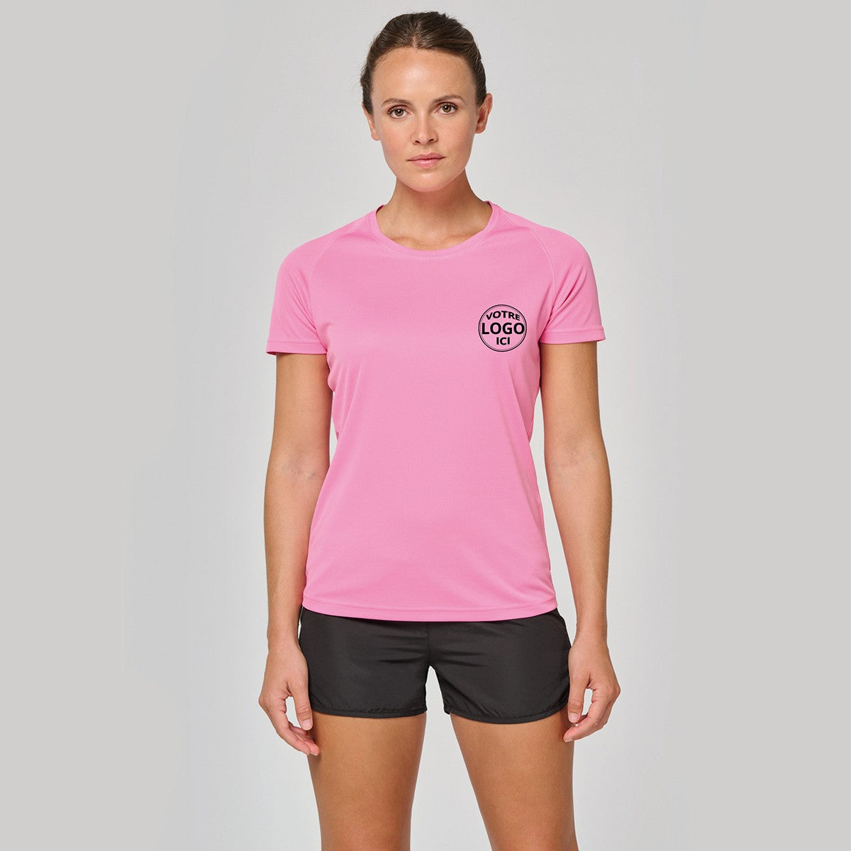 PA4013 - T-shirt de sport à col rond recyclé femme