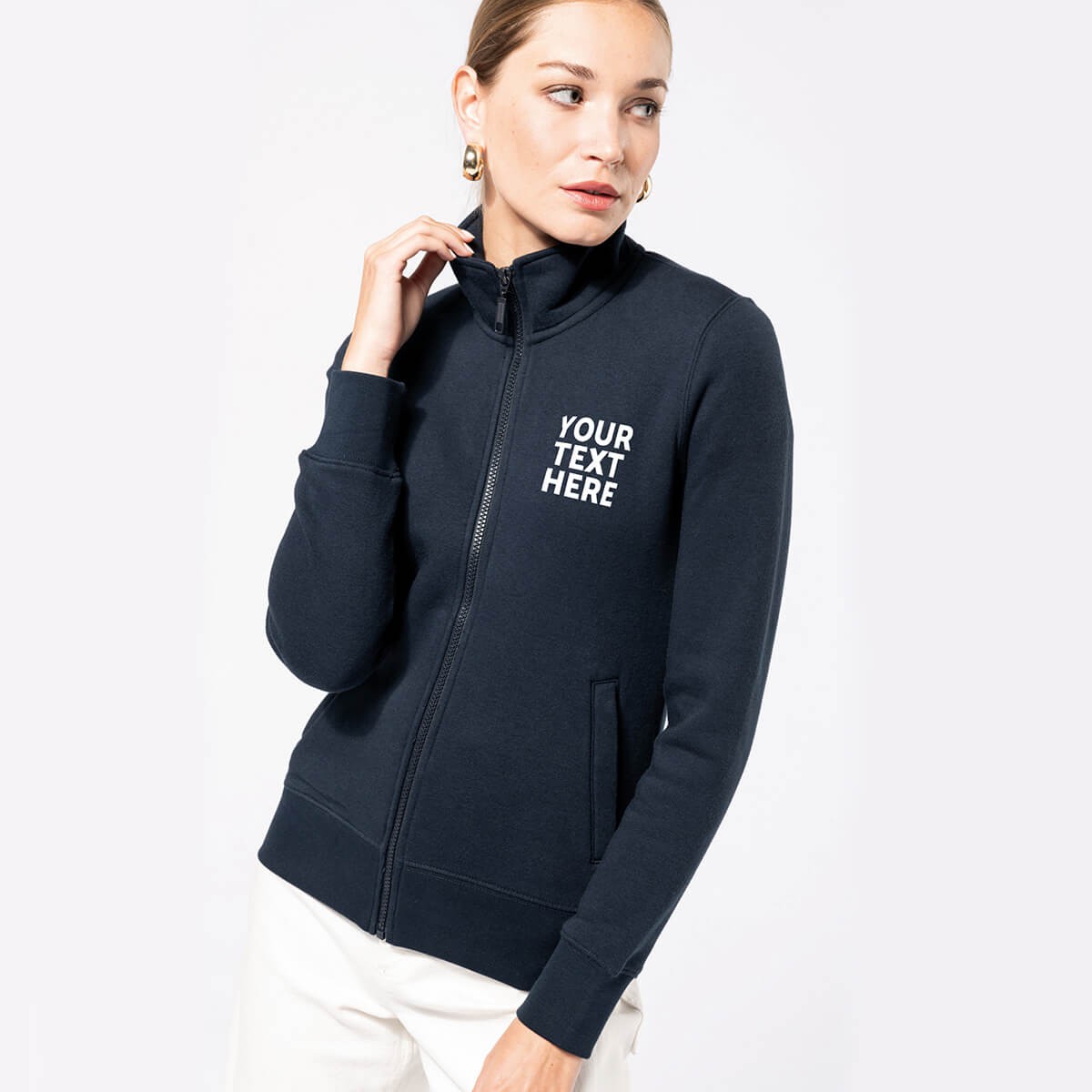 K4011 - Veste molleton gratté femme