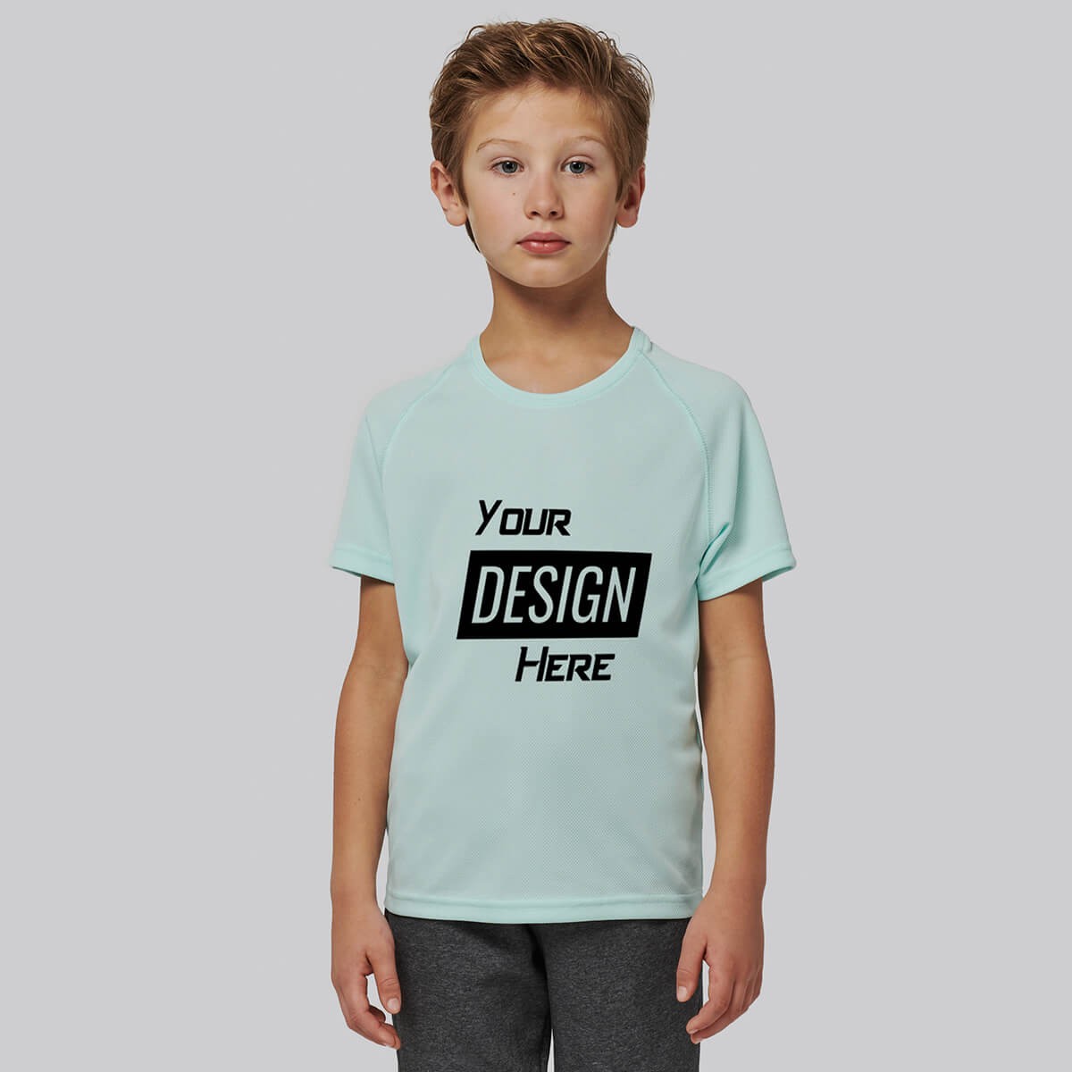 PA445 - T-shirt sport manches courtes enfant