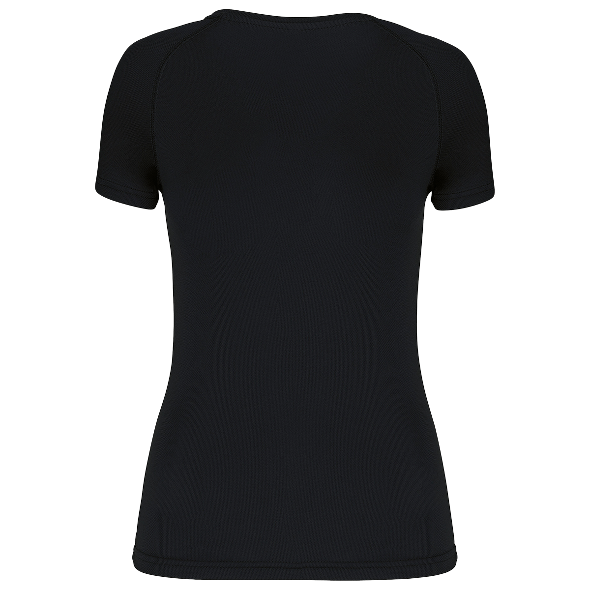 PA477 - T-shirt de sport manches courtes col v femme