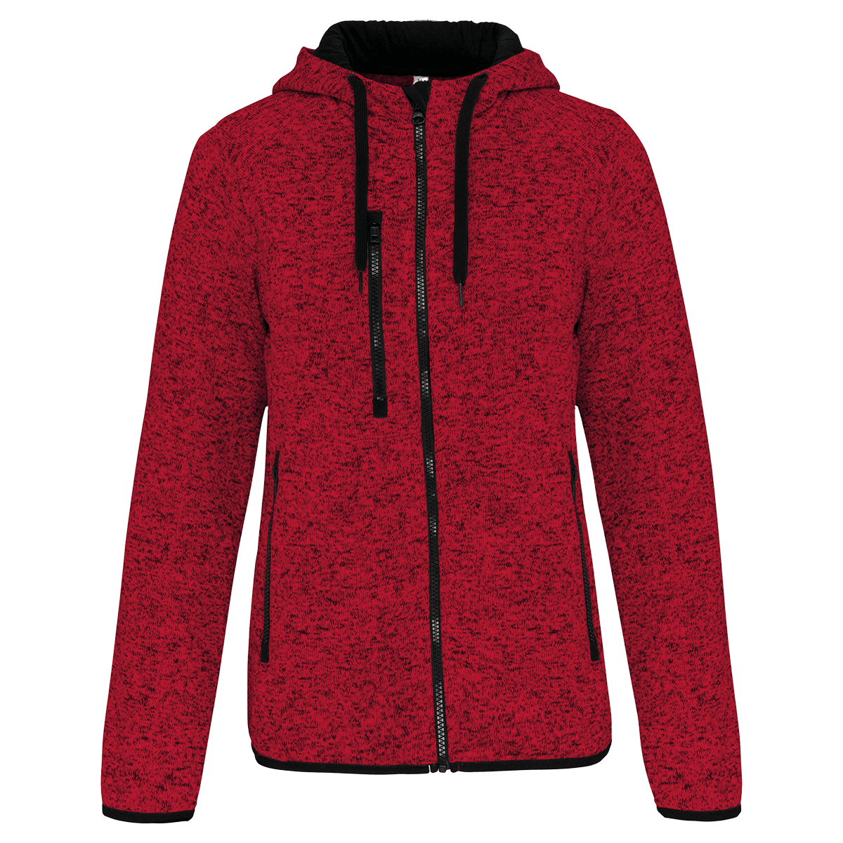 PA366 - Veste à capuche chinée femme