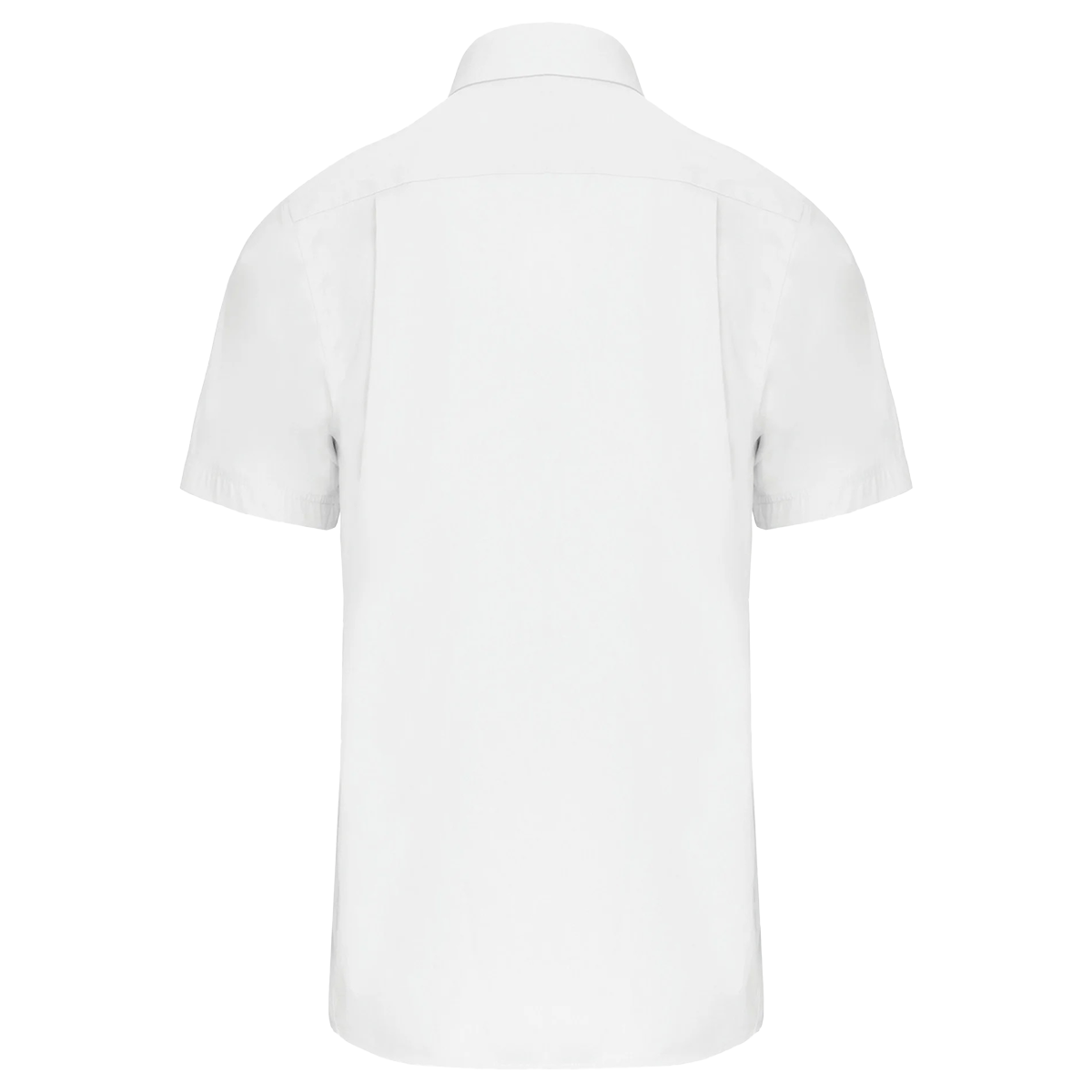 K543 - Chemise popeline manches courtes