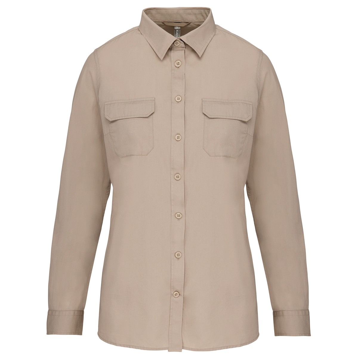 K591 - Chemise safari manches longues femme