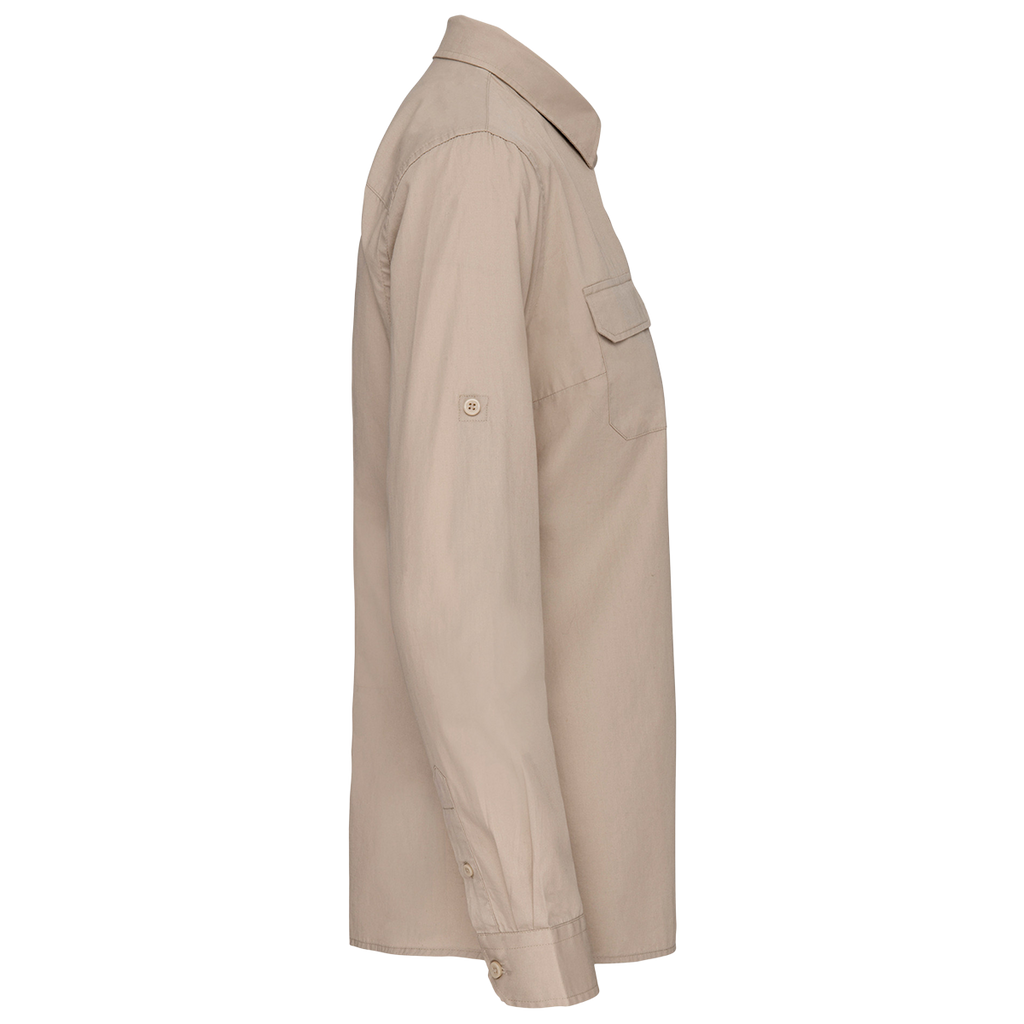 K591 - Chemise safari manches longues femme