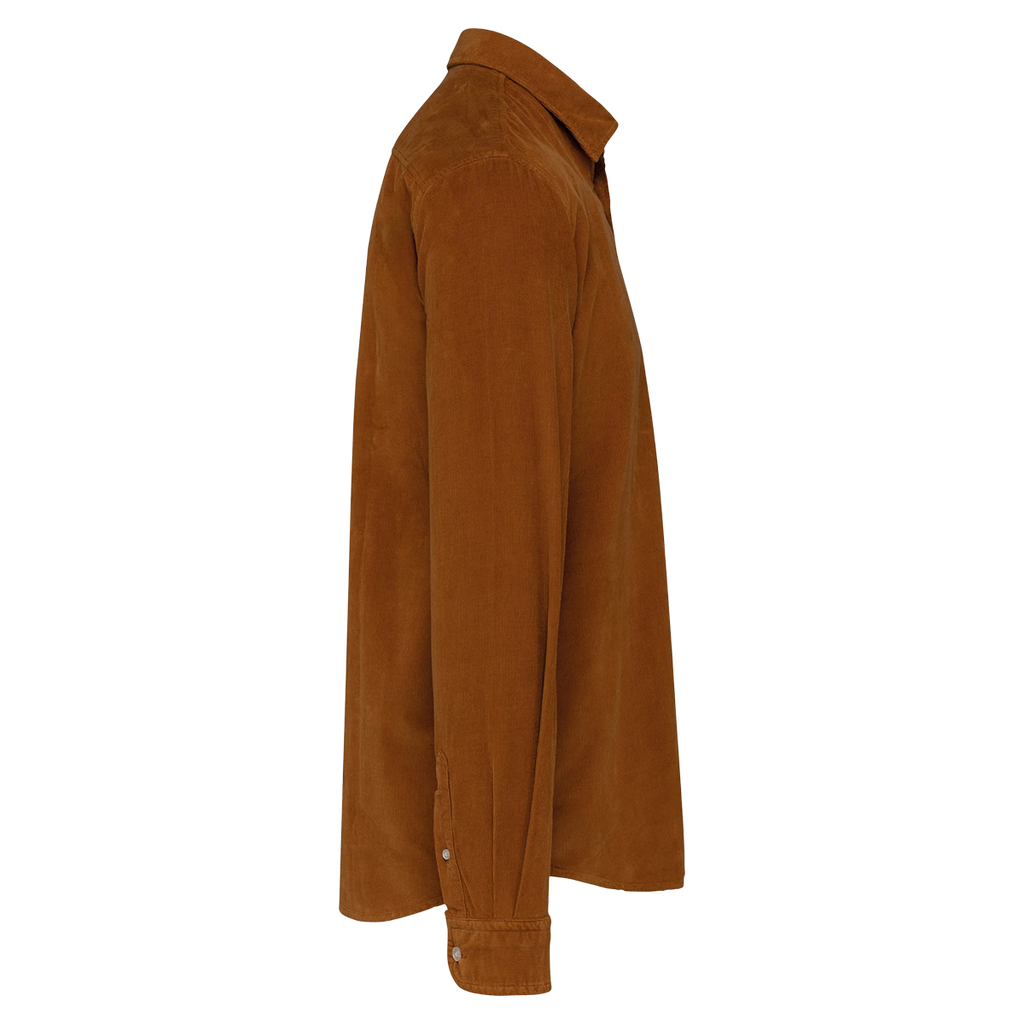 K599 - Chemise manches longues en velours homme