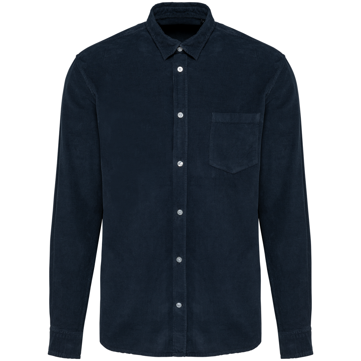K599 - Chemise manches longues en velours homme