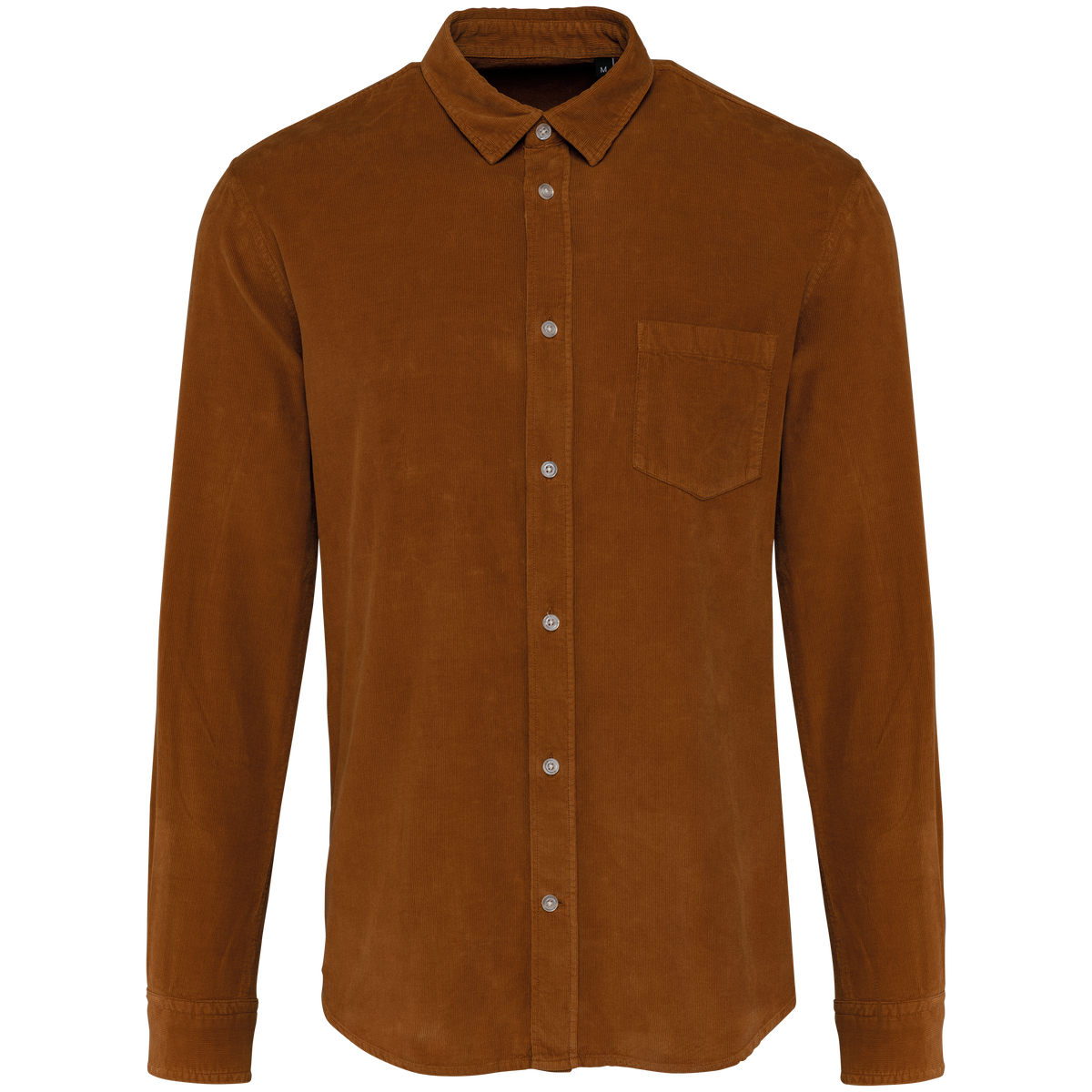 K599 - Chemise manches longues en velours homme