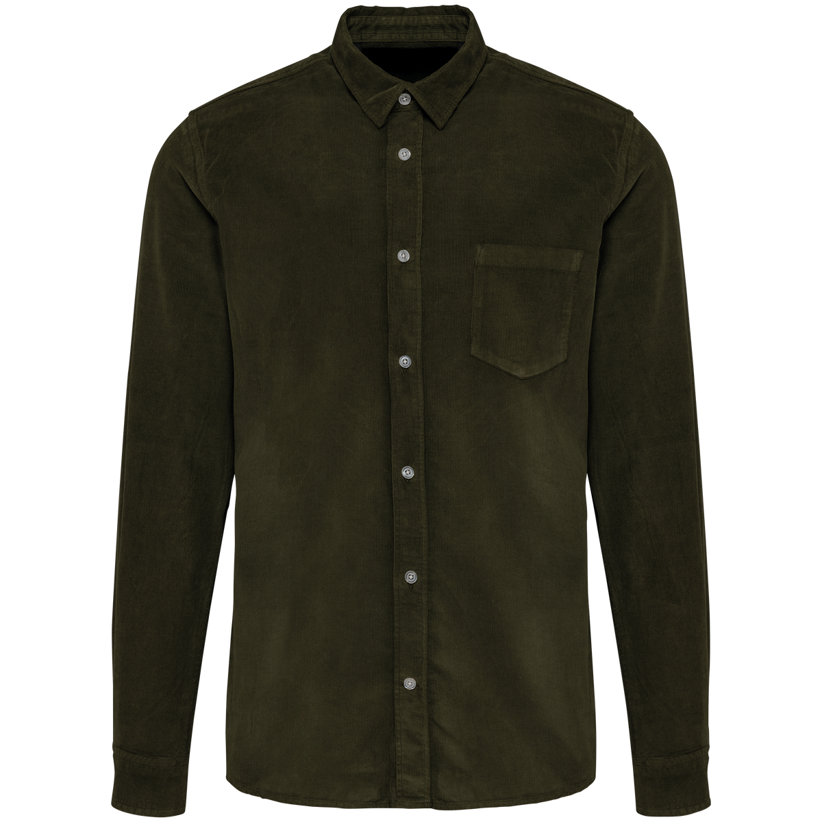 K599 - Chemise manches longues en velours homme