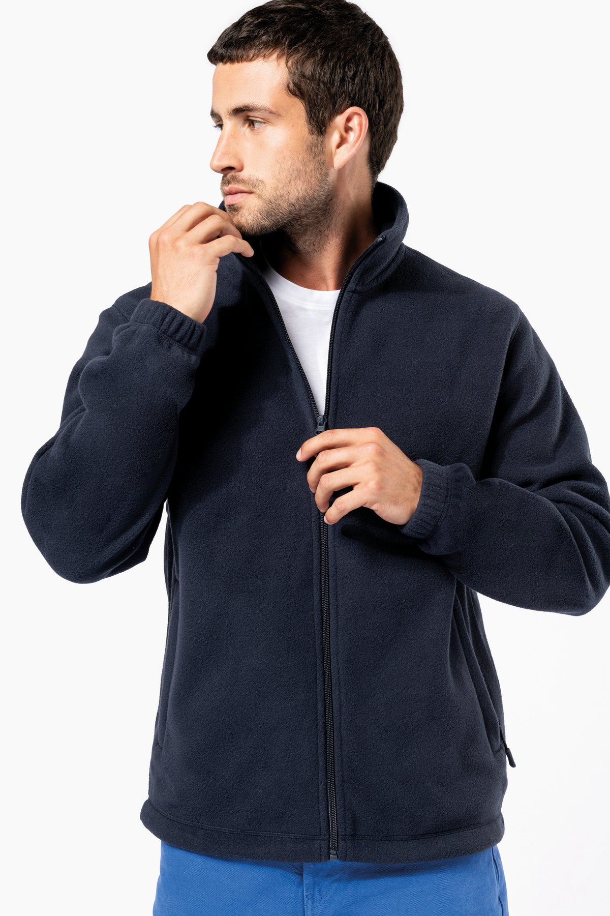 K940 - Veste polaire ajustable à poignets élastiqués