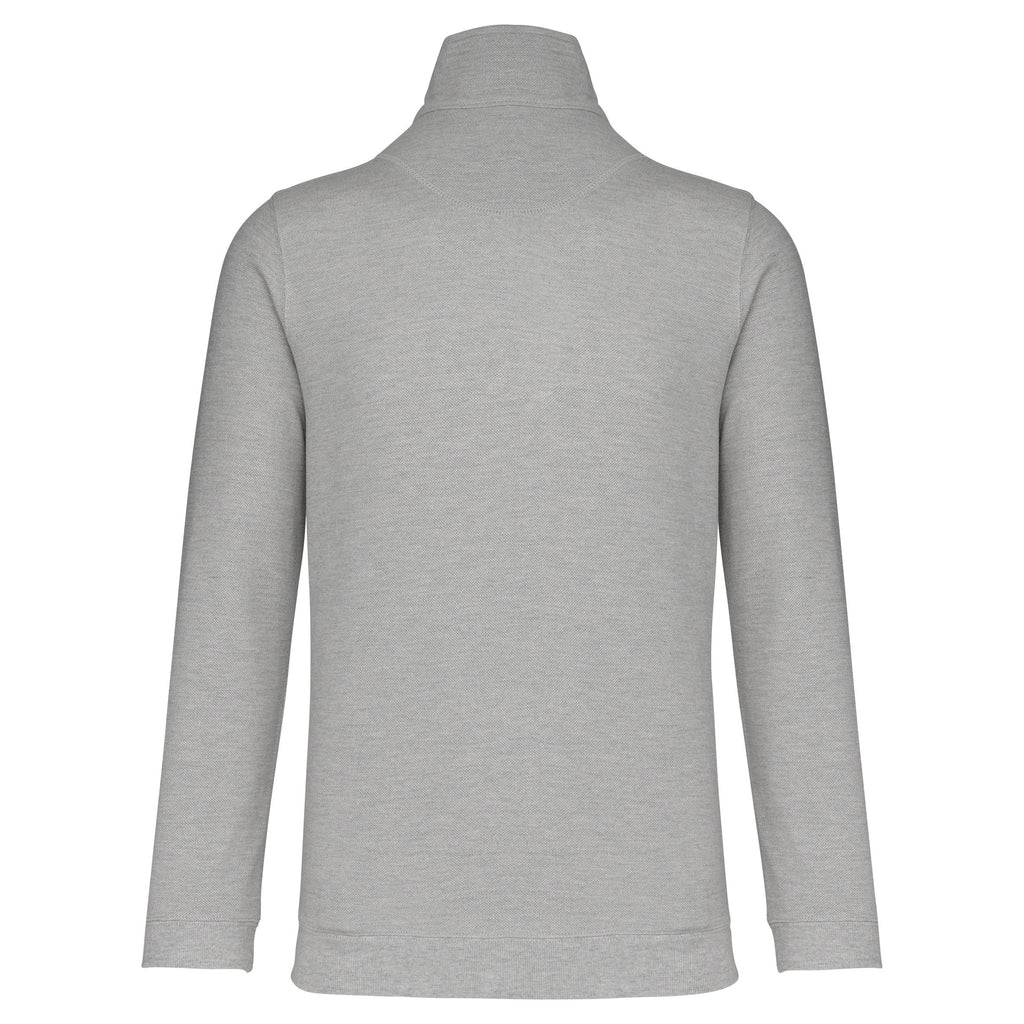 K206 - Trucker  sweat-shirt piqué col zippé homme