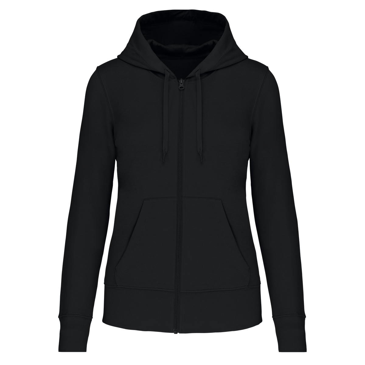 K4031 - Sweat-shirt Écoresponsable Zippé à Capuche Femme