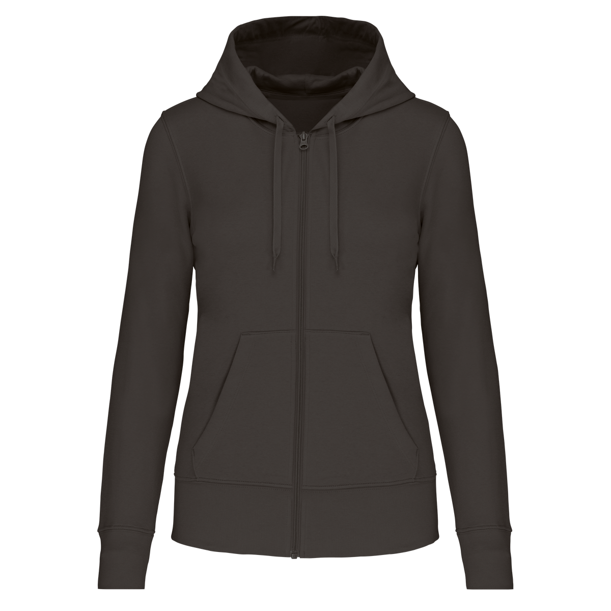 K4031 - Sweat-shirt Écoresponsable Zippé à Capuche Femme