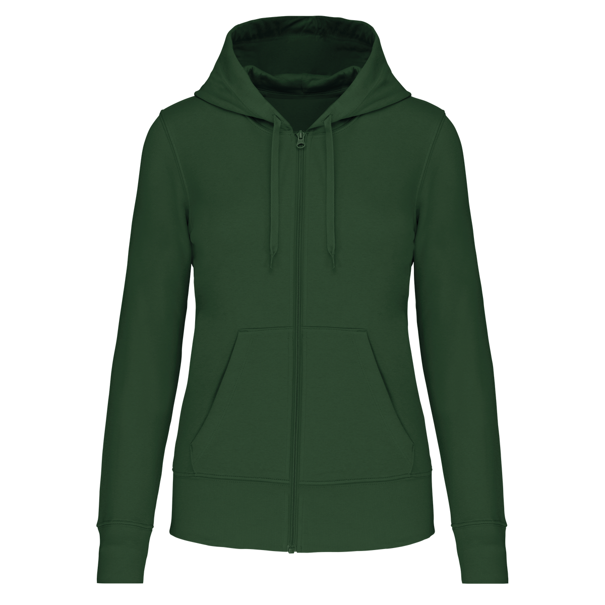 K4031 - Sweat-shirt Écoresponsable Zippé à Capuche Femme