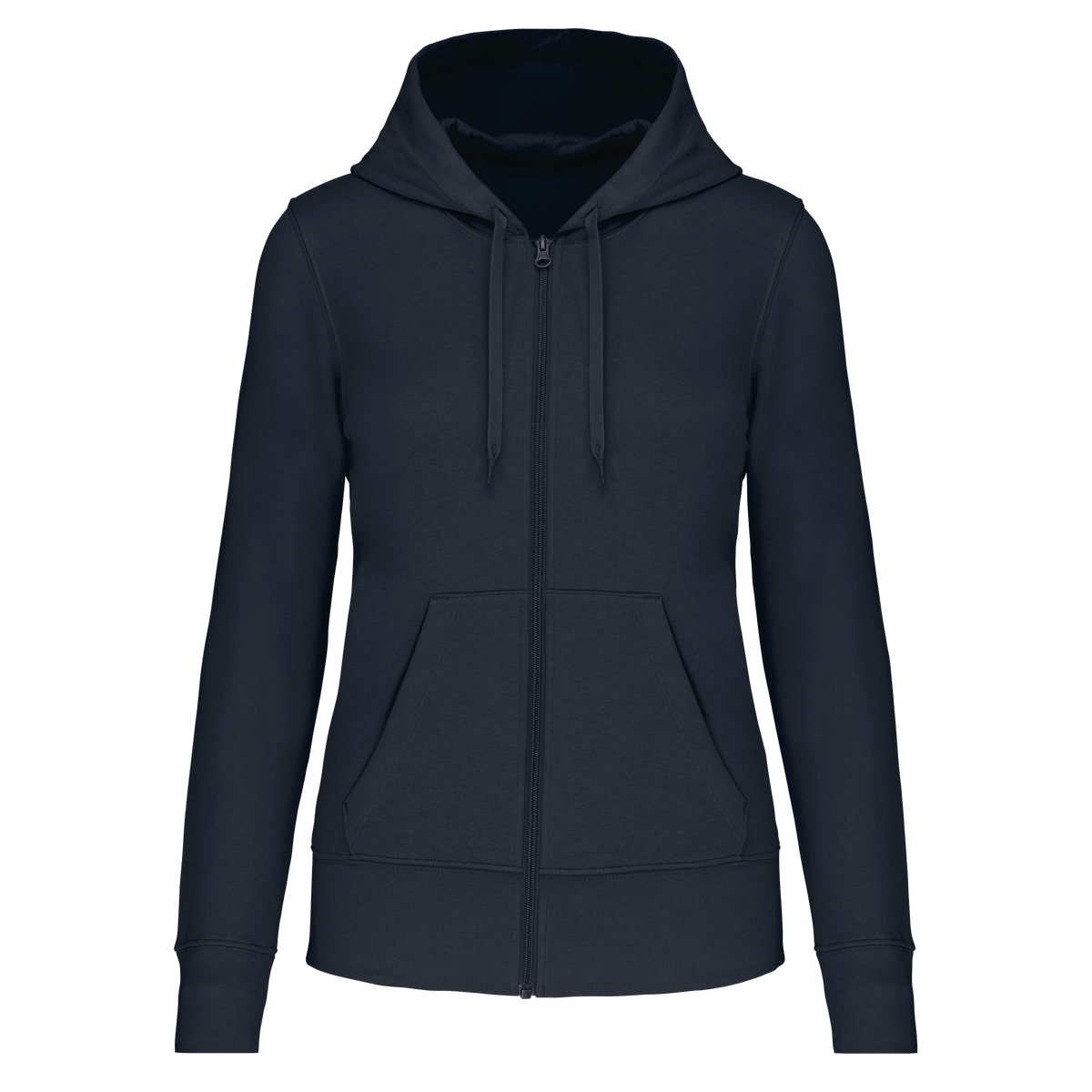 K4031 - Sweat-shirt Écoresponsable Zippé à Capuche Femme