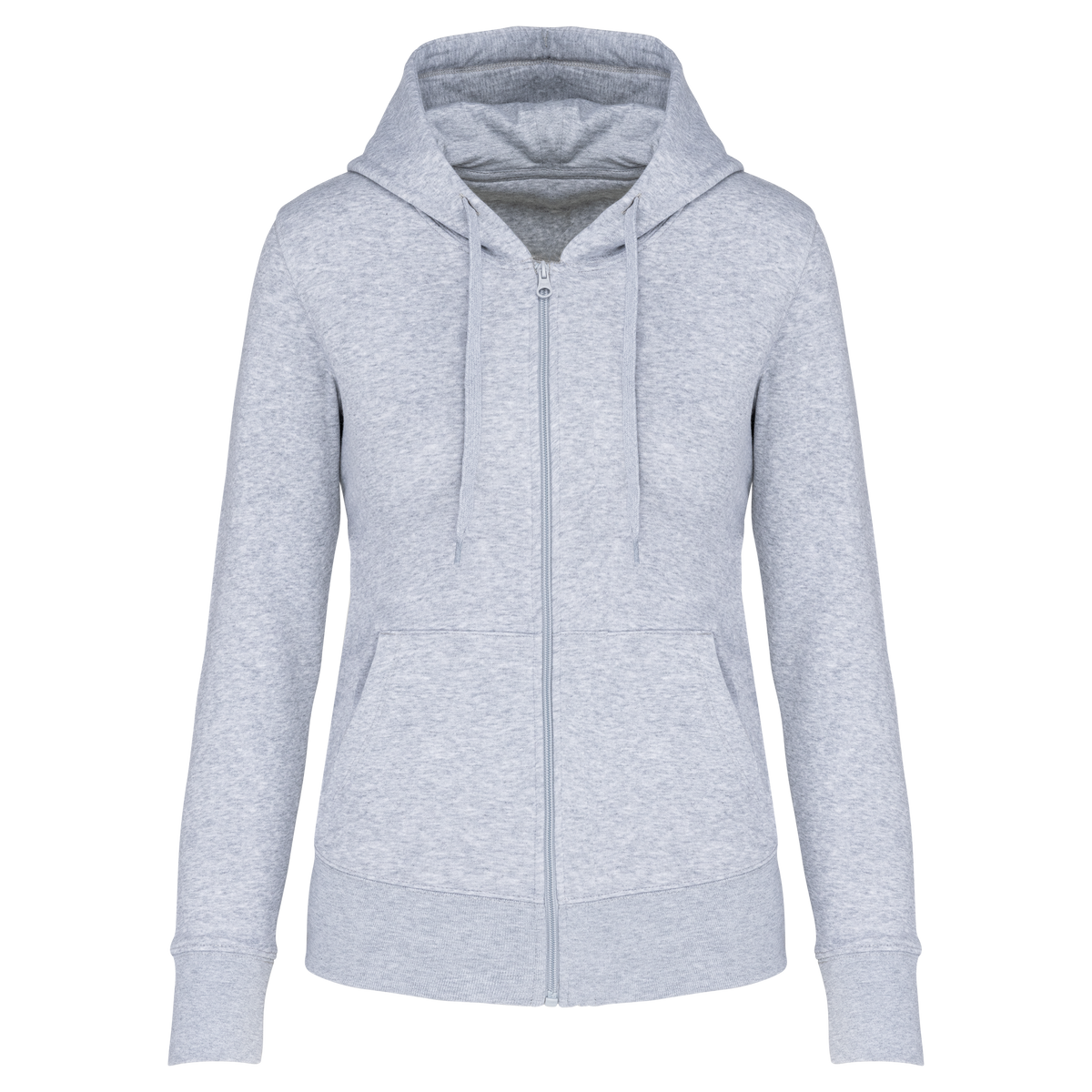 K4031 - Sweat-shirt Écoresponsable Zippé à Capuche Femme