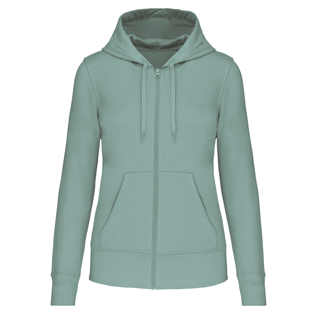 K4031 - Sweat-shirt Écoresponsable Zippé à Capuche Femme