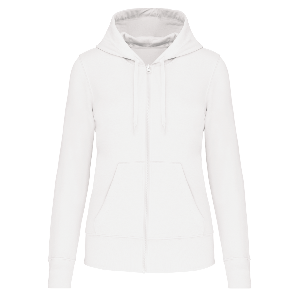 K4031 - Sweat-shirt Écoresponsable Zippé à Capuche Femme