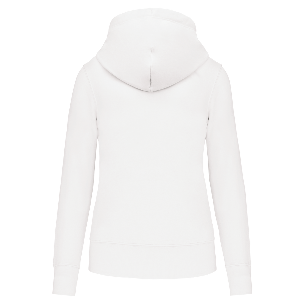 K4031 - Sweat-shirt Écoresponsable Zippé à Capuche Femme