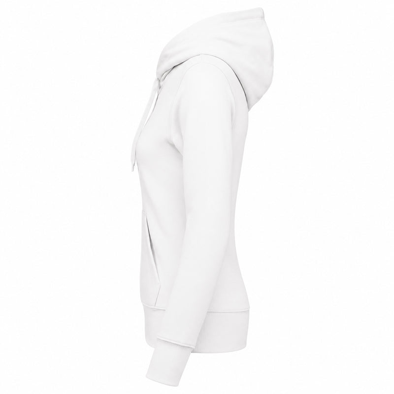 K4031 - Sweat-shirt Écoresponsable Zippé à Capuche Femme
