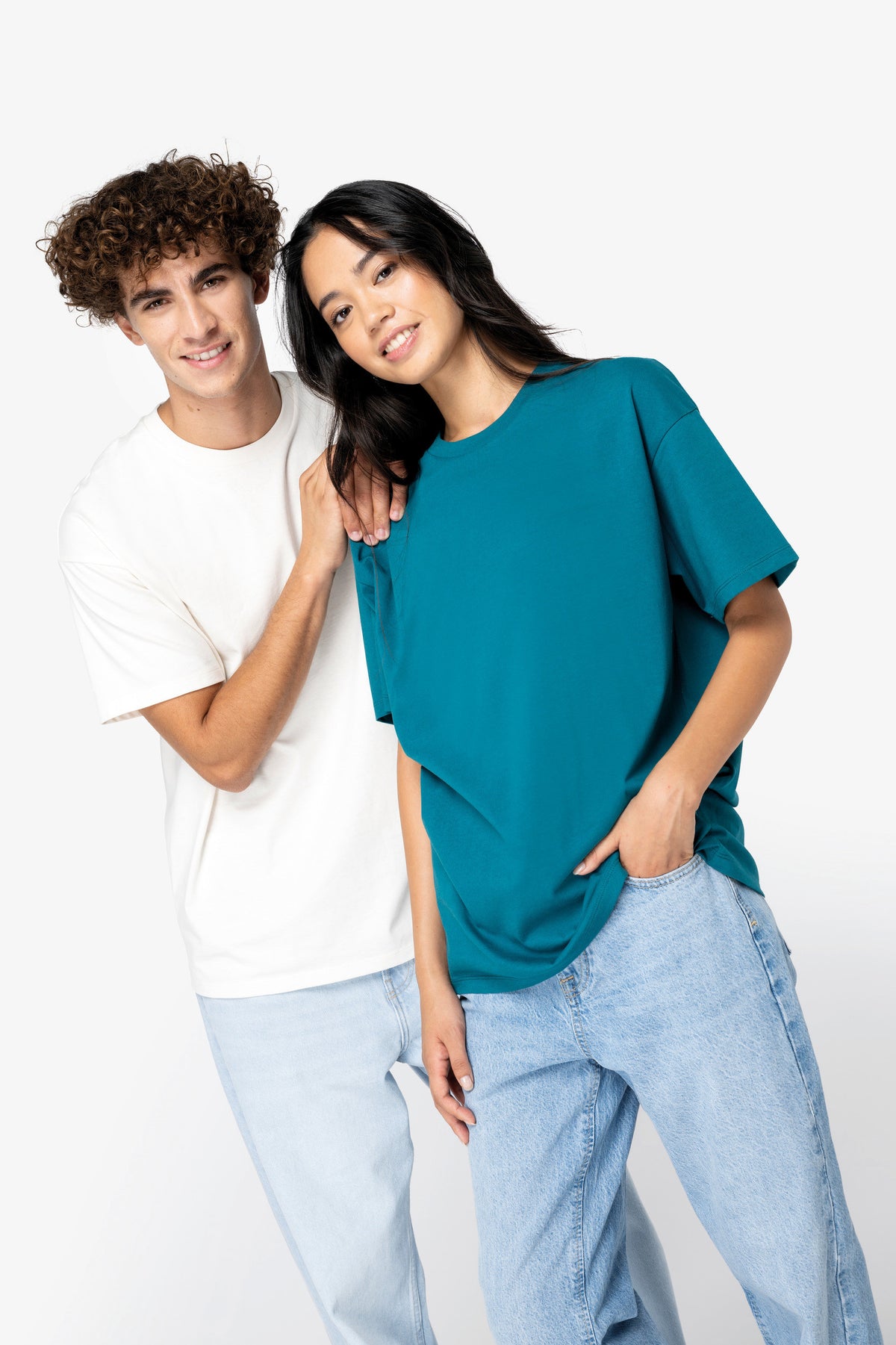 NS330 -  Tee shirt écoresponsable à épaules tombantes unisexe