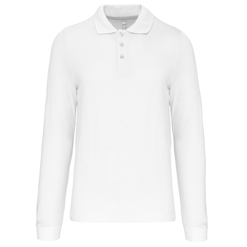 K243 - polo manches longues 220 g/m²