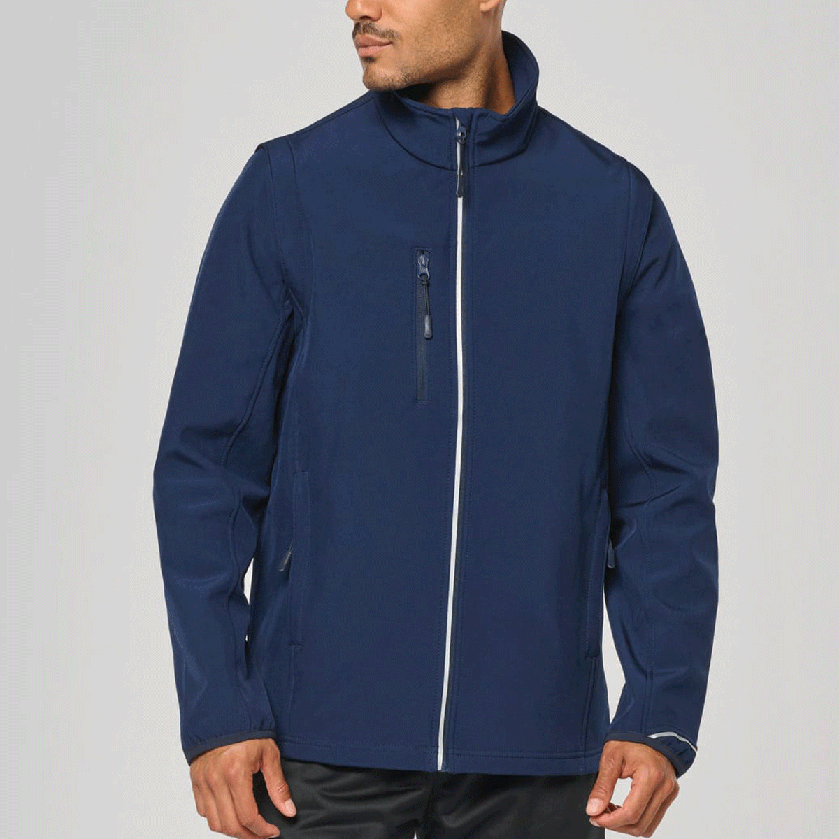 PA323 - Veste Softshell Sport Unisexe à Manches Amovibles Homme Femme personnalisée