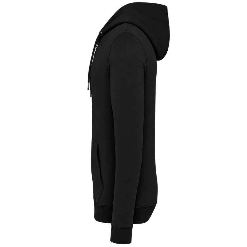 NS402 - Sweat shirt Écoresponsable Zippé à Capuche Unisexe Homme Femme personnalisé​
