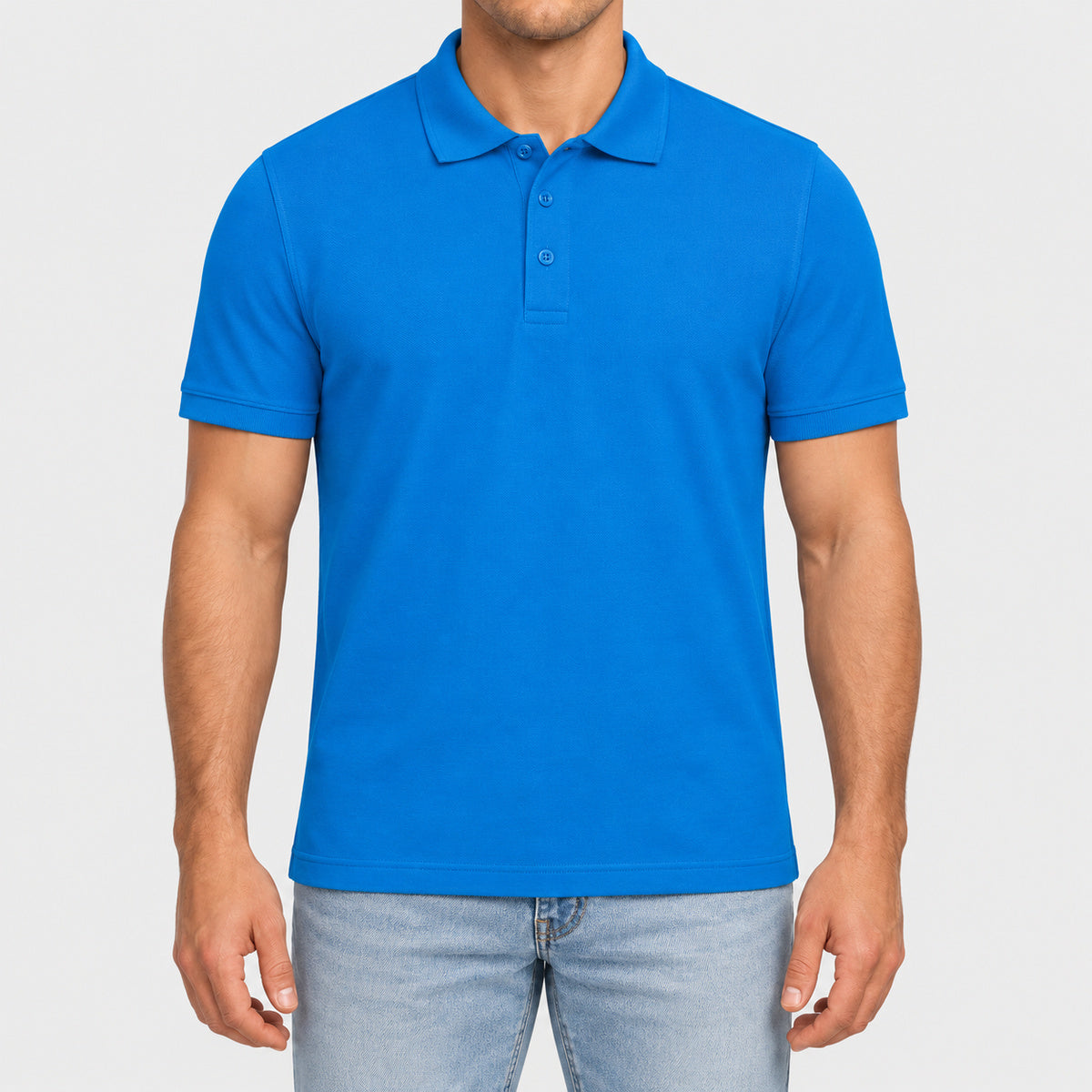 K241 - Polo piqué manches courtes homme