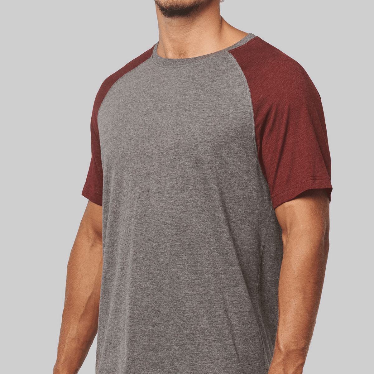 PA4010 - T-shirt triblend bicolore sport