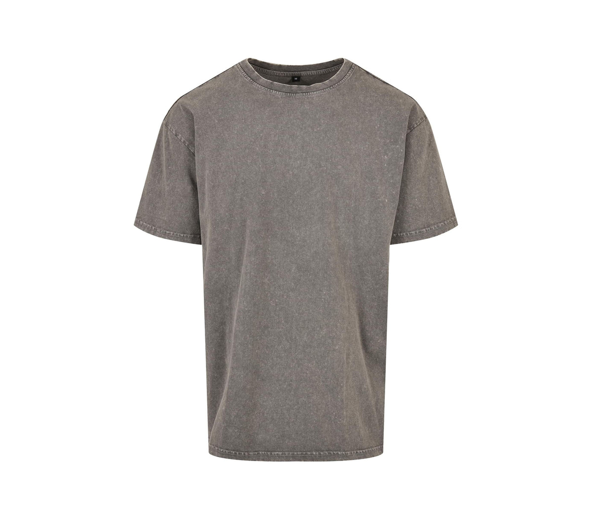 BY189  - T-shirt oversize lourd délavé à l’acide