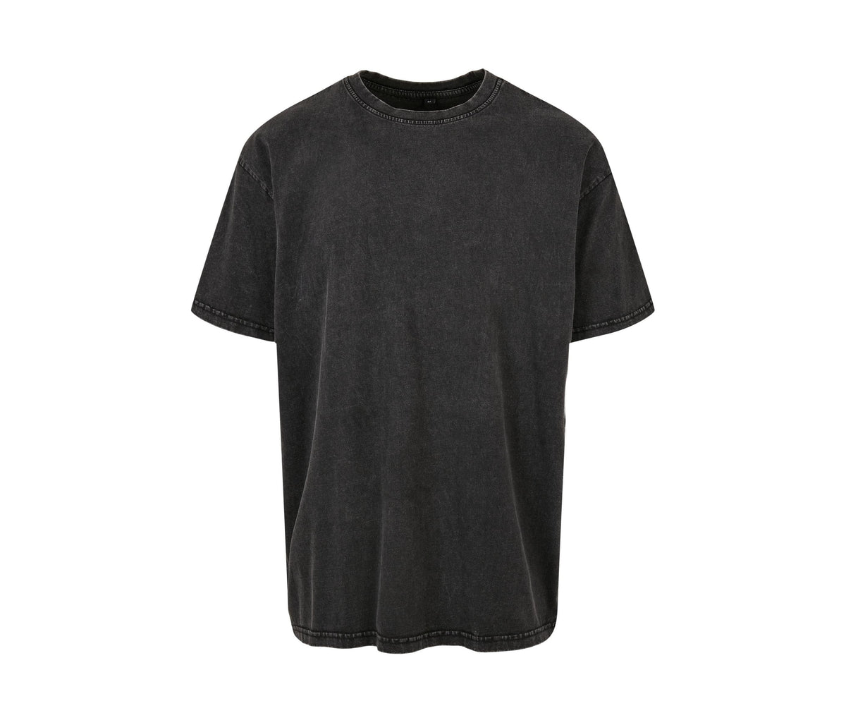 BY189  - T-shirt oversize lourd délavé à l’acide