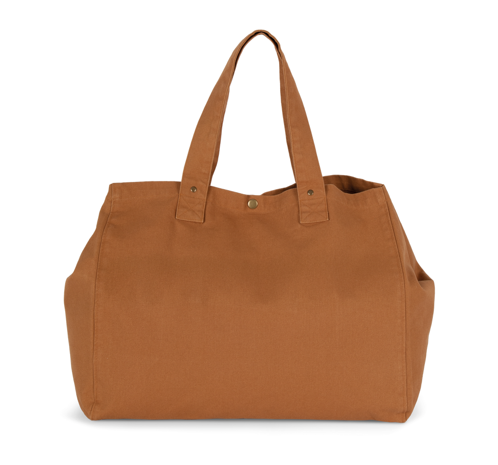 KI3208 - Sac de shopping en coton délavé
