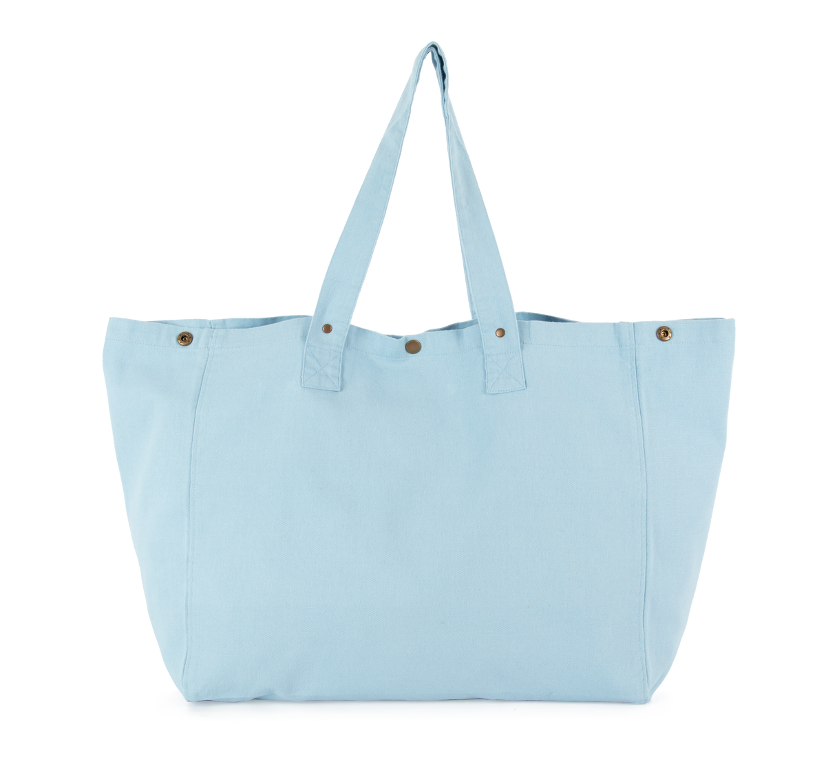KI3208 - Sac de shopping en coton délavé