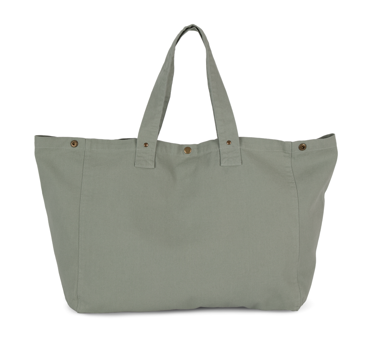 KI3208 - Sac de shopping en coton délavé