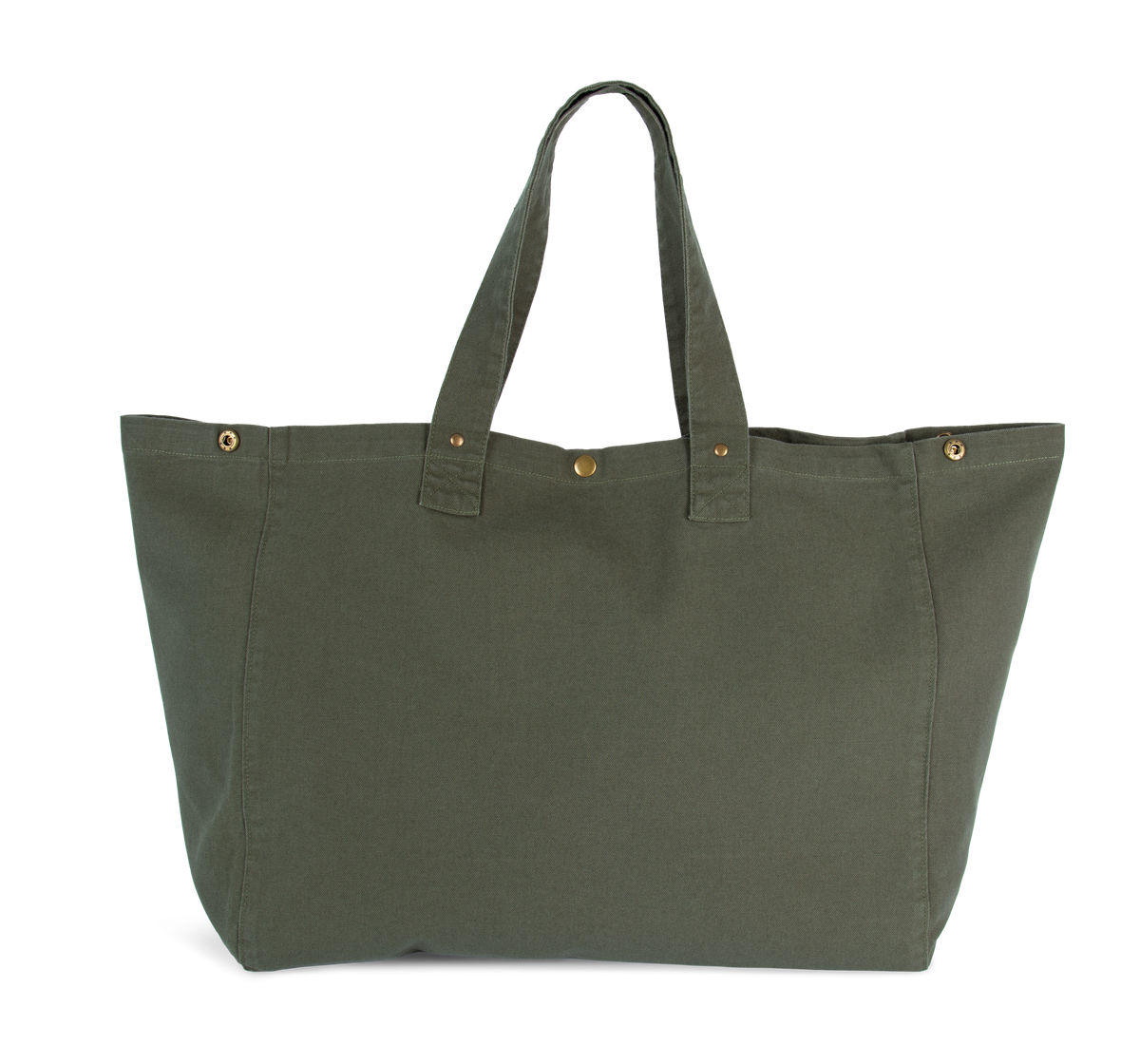 KI3208 - Sac de shopping en coton délavé