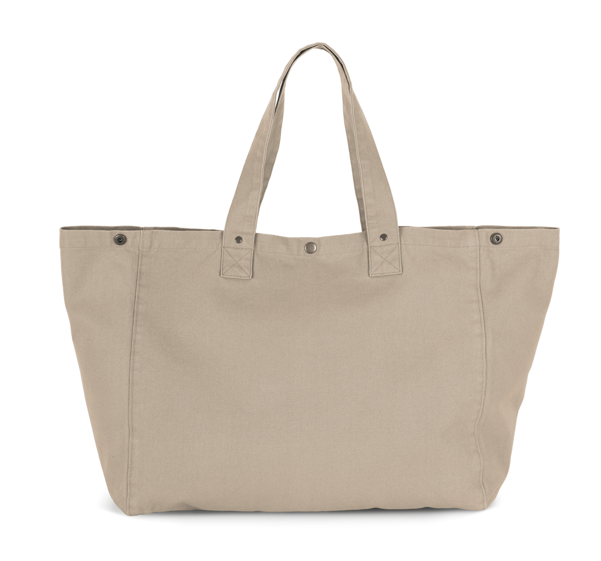 KI3208 - Sac de shopping en coton délavé