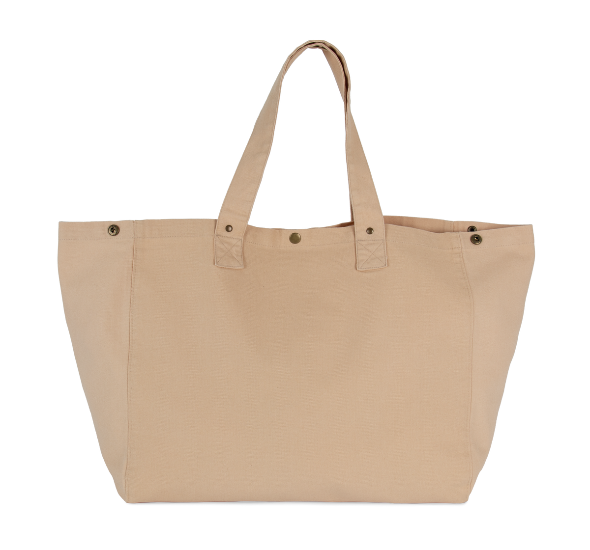 KI3208 - Sac de shopping en coton délavé