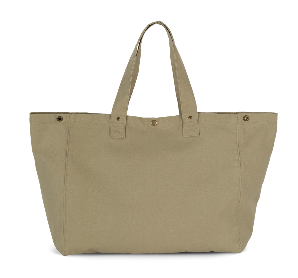 KI3208 - Sac de shopping en coton délavé