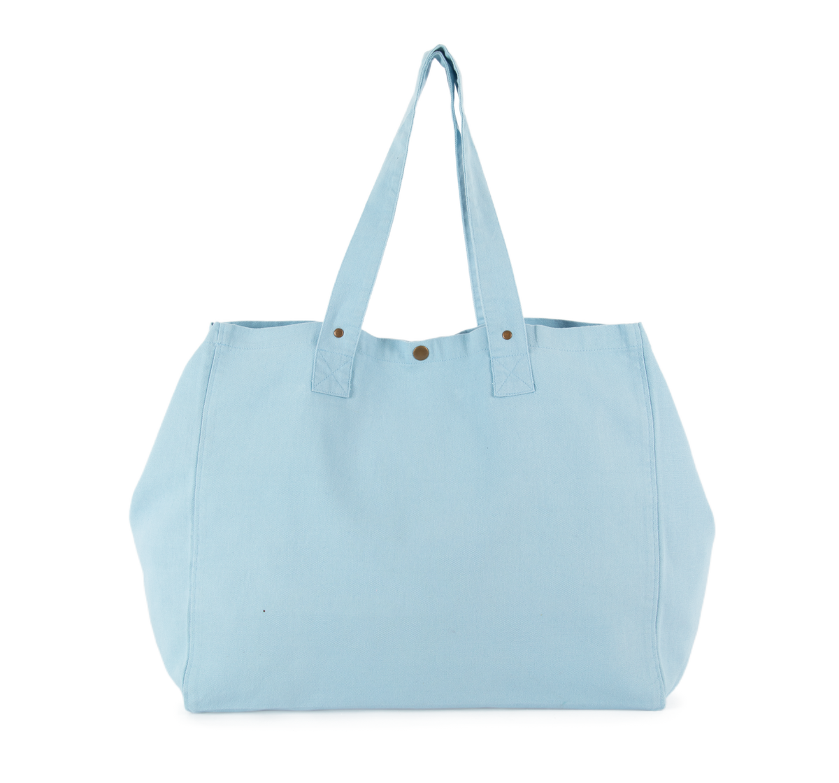 KI3208 - Sac de shopping en coton délavé