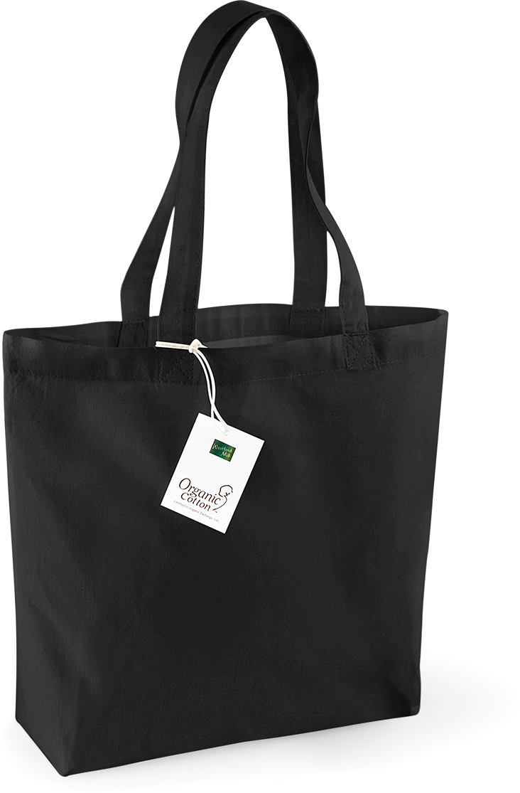 W180 - Sac shopping en coton biologique 170 g/m²